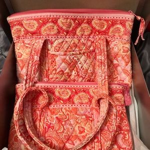 Two Vera Bradley Sherbet shoulder bags!